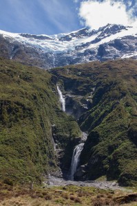 Vodopády v údolí Matukituki